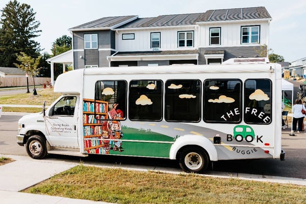 Book mobile van.