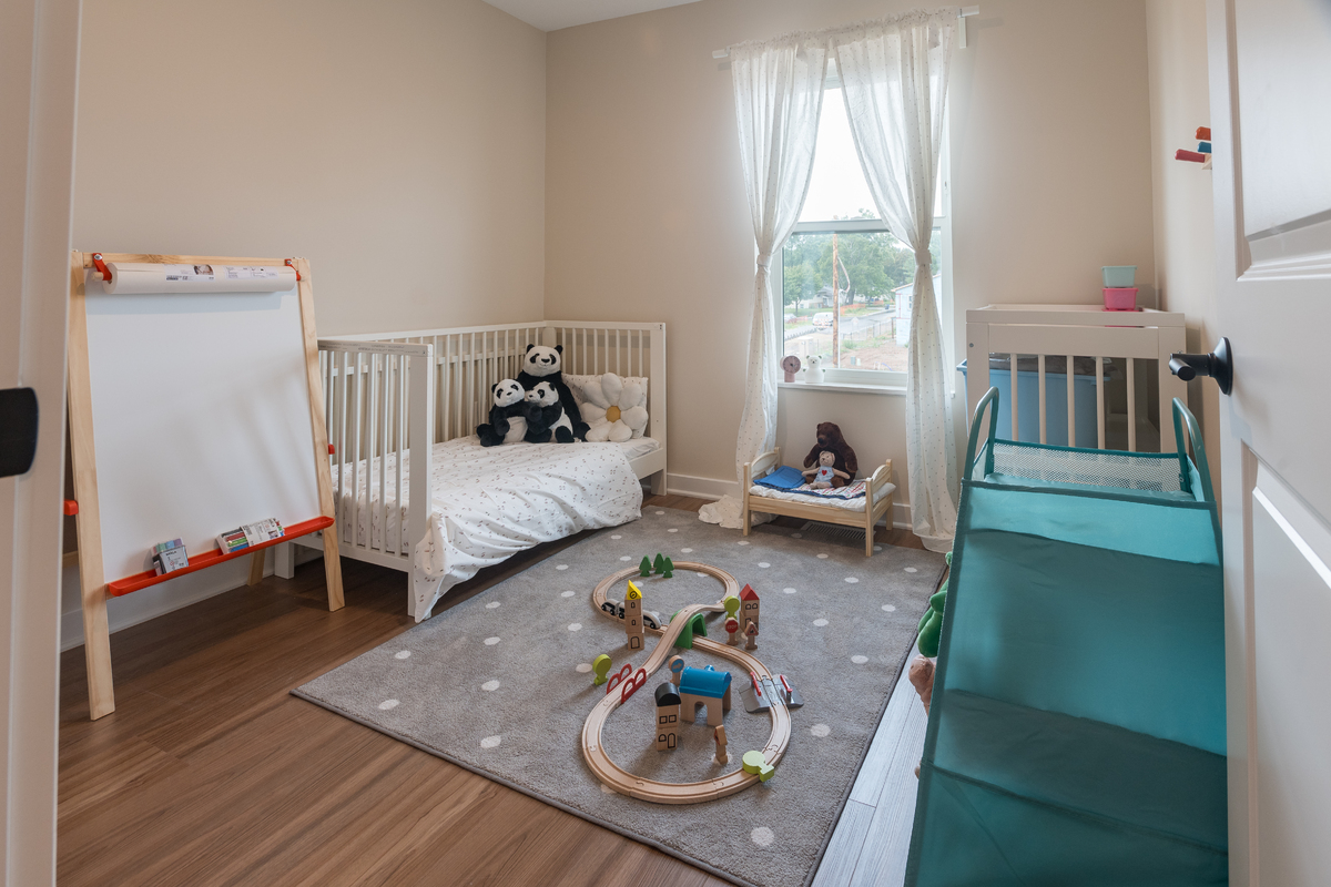 Model unit kid's room.