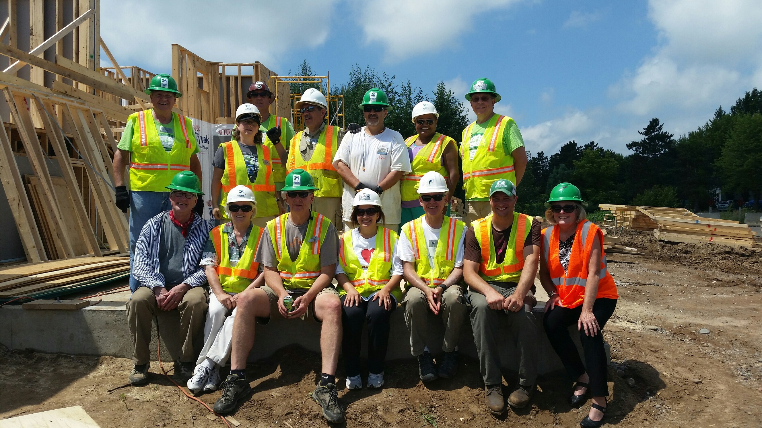 Group of volunteers.