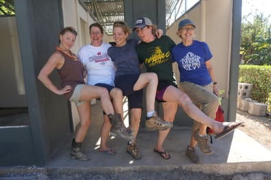 A group of the Costa Rica team