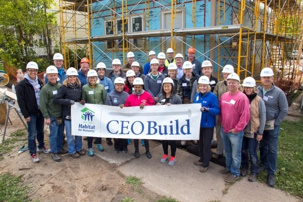 Group photo at CEO Build