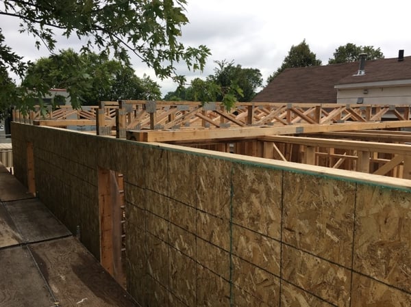 Second floor joists