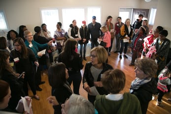 Full House at Vivian's Dedication 