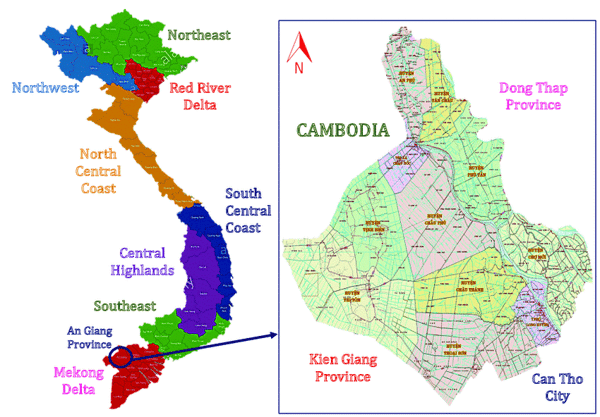 Vietnam map