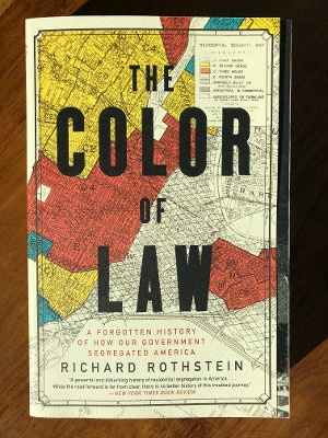 The cover of the book The Color of Law.