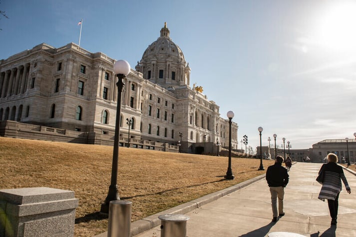 The Minnesota Capitol Building in St. Paul.