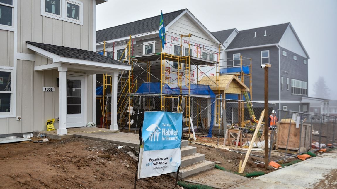 Heights site under construction.