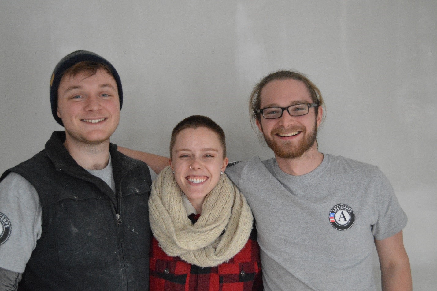 Smiling AmeriCorps members