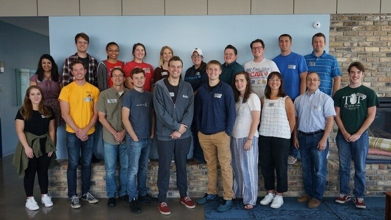 The 2019-2020 AmeriCorps cohort posing for a photo.