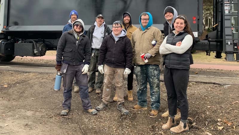 AmeriCorps members volunteer on site for AmeriCorps Service Week 2022