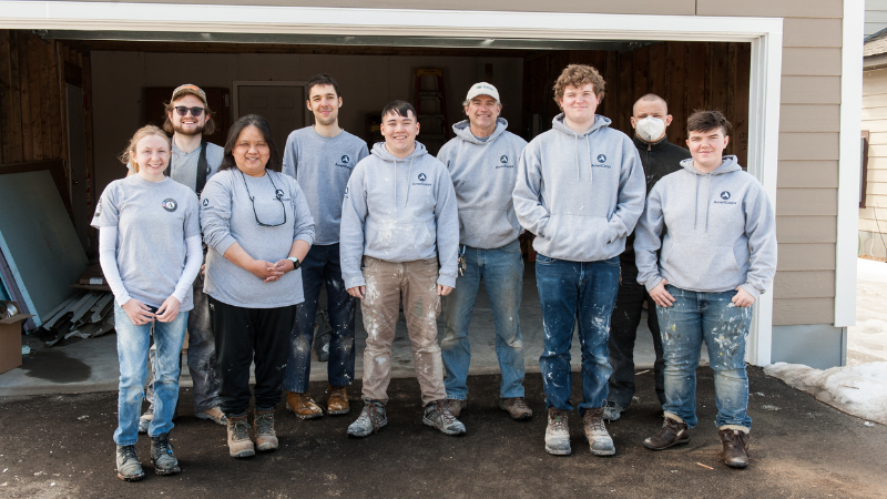 AmeriCorps Members on site