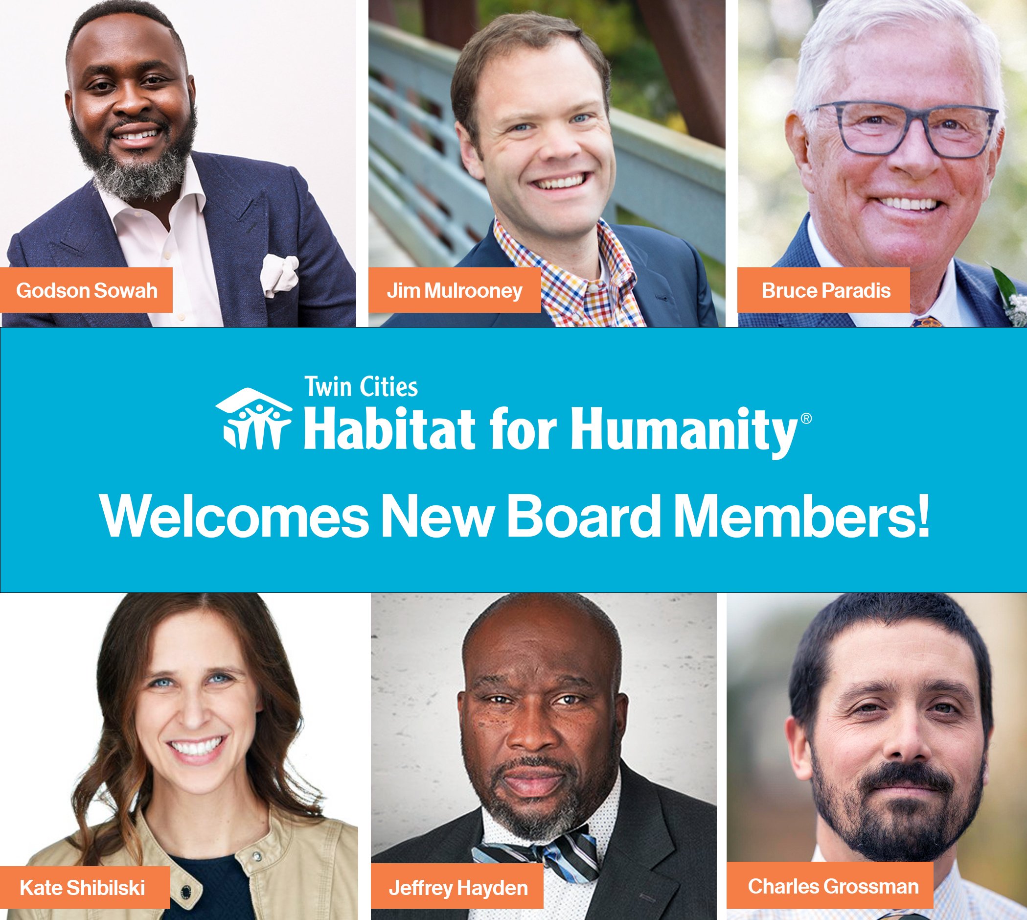 Six Local Leaders Join Our Board of Directors