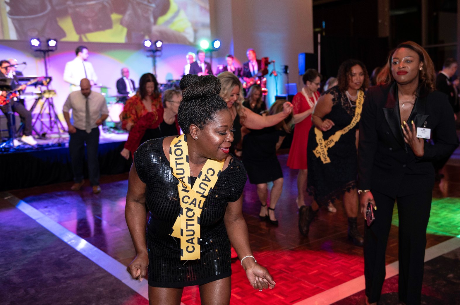 person dancing at the gala