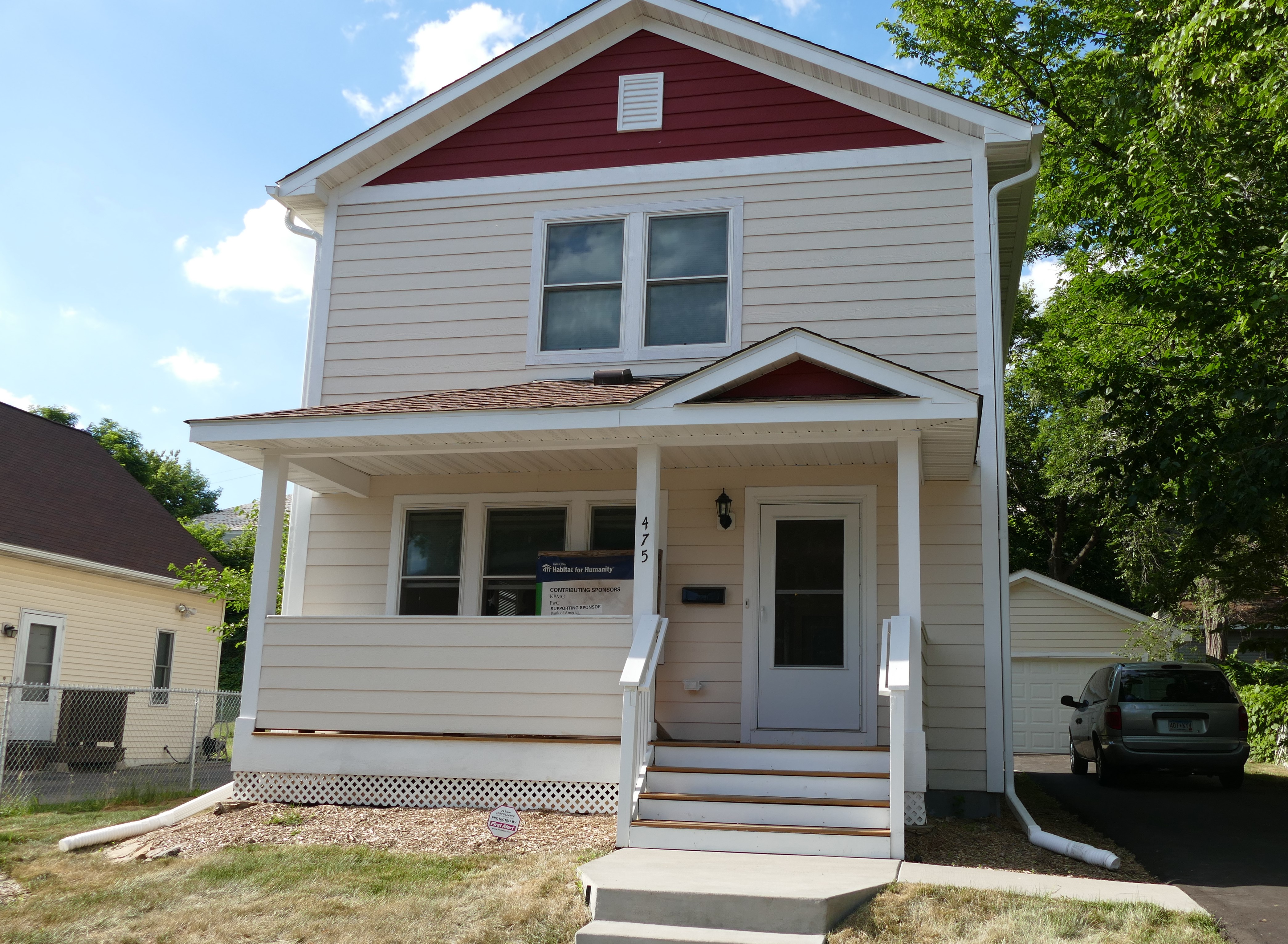 Community Celebrated At Home Dedication for Three Families