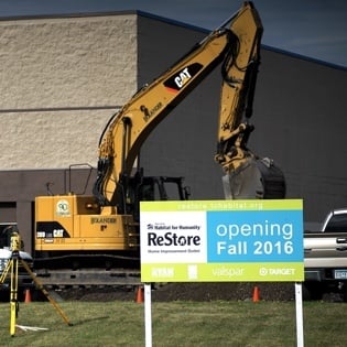 Construction Starts on New Habitat ReStore in South Minneapolis