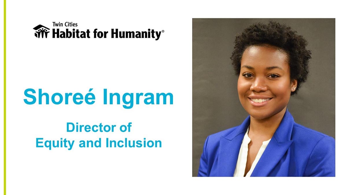 shoree ingram director of equity and inclusion twin cities habitat for humanity