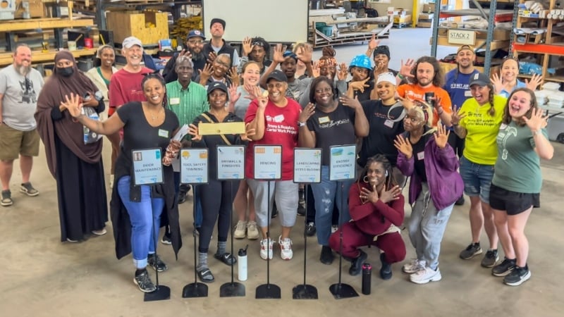 Habitat Homeowners Develop Skills at Station Learning Events