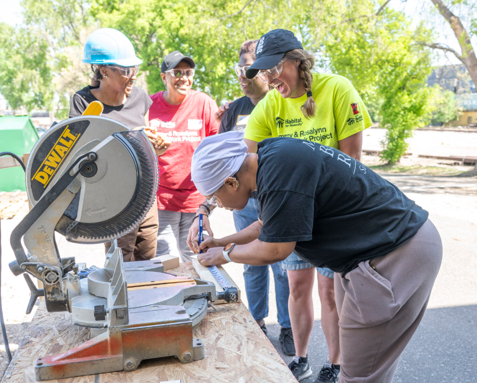 Homeowners using power tools.