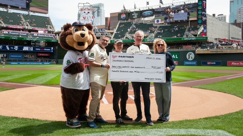 Home Runs for Housing: Twin Cities Habitat Honored by Twins and Securian Financial