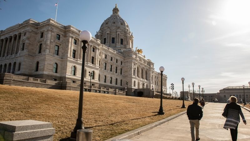 The Minnesota Capitol Building in St. Paul.